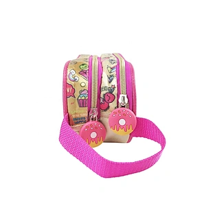 Wholesale OEM ODM 2020 New Arrival Factory golden shiny sequin kids pencil cases school for girls