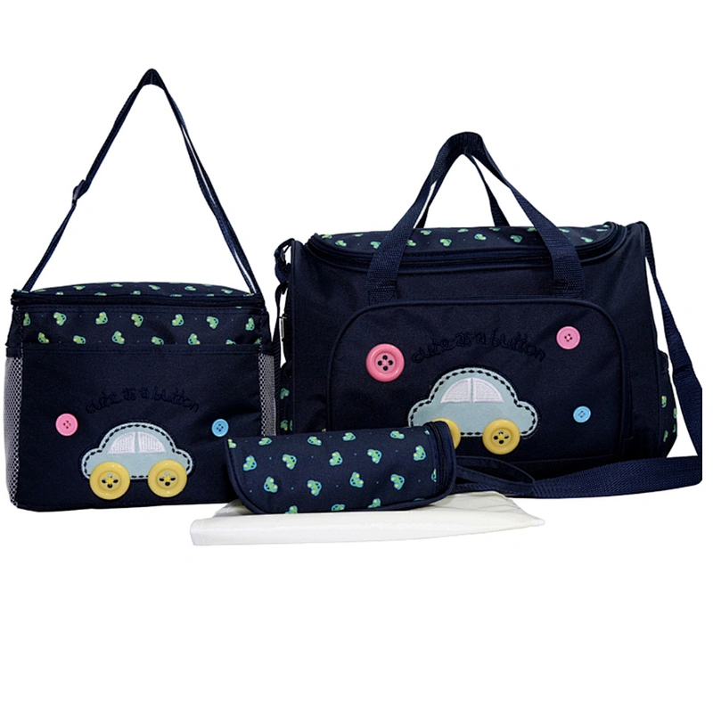 Multifunctional Waterproof Travel panaleras 4 pcs in One set Nappy Changing Bag Mummy Diapers bag Baby Diaper Bags for mothers
