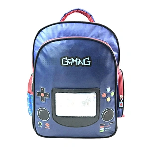 Manufacturer High quality waterproof wholesale cartoon boy children kid leather  backpackschool bags kids student school bag