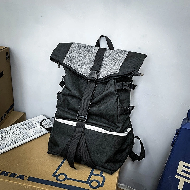 Waterproof Roll Top Outdoor Sport Tote Backpack Gym Soccer Football Basketball Bags Laptop Backpack Bags with Shoes Compartment