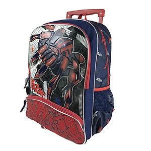 hot sell spider New fashion child school bag Kids Travel Rolling Luggage Bag back to school trolley school bags