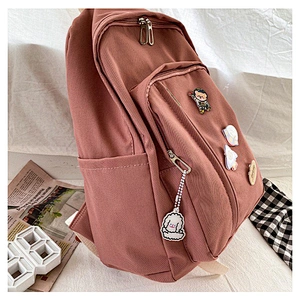 Waterproof Solid Scarf Material Woman Large Purse And Wallet Backpack Fashion new style 2020