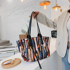 New design Oxford shoulder bag large capacity for women's fashion bucket bag handbag