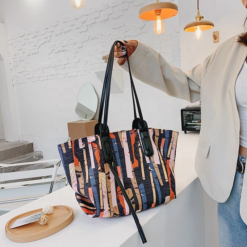 New design Oxford shoulder bag large capacity for women's fashion bucket bag handbag