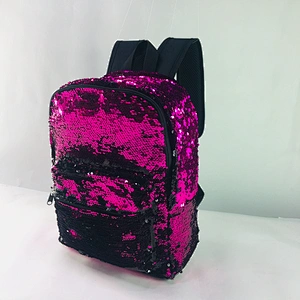 Manufacturers Glitter sequin Girls School Bags kids cartoon heart Backpack gift bag for Children