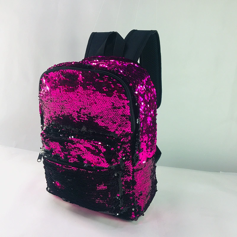 Manufacturers Glitter sequin Girls School Bags kids cartoon heart Backpack gift bag for Children