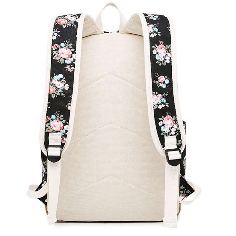 Popular Factory Price 3pcs set Flower pattern Book bags children school bag kids backpack for girls