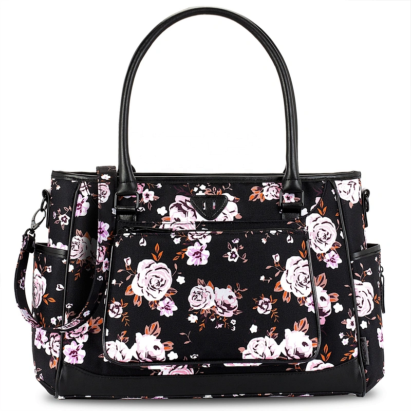 Large Capacity Stylish Multi-Function Portable Travel Diaper Tote Bag Organizer Shoulder Bag Baby Bag