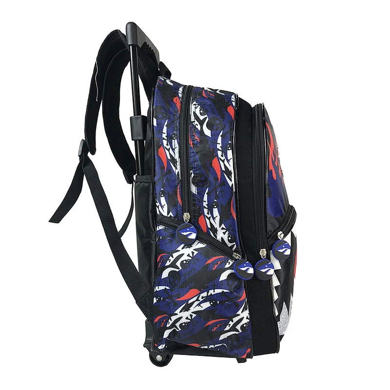 New fashion Children School Bags Kids Travel Rolling Luggage Bags school trolley bag for boys