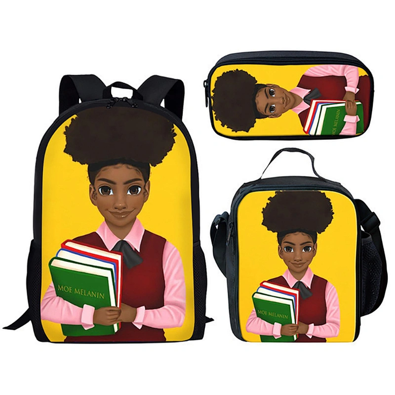 Fashion 3PCS Primary/Junior/High School Students Boys Girls Wholesale Schoolbag Factory Customized Rucksack School Backpack Sets
