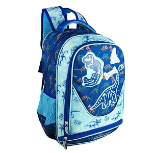 2020 China Toddler schoolbag Animal Dinosaur School Bags luminiscent reflective Printing Children kids Backpack With Logo