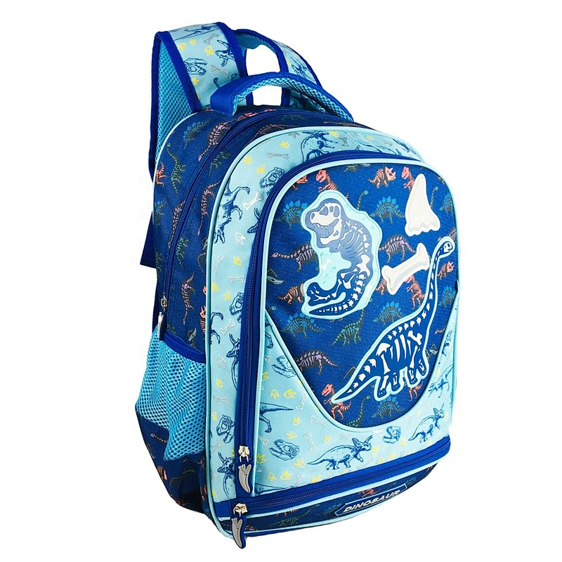 2020 China Toddler schoolbag Animal Dinosaur School Bags luminiscent reflective Printing Children kids Backpack With Logo