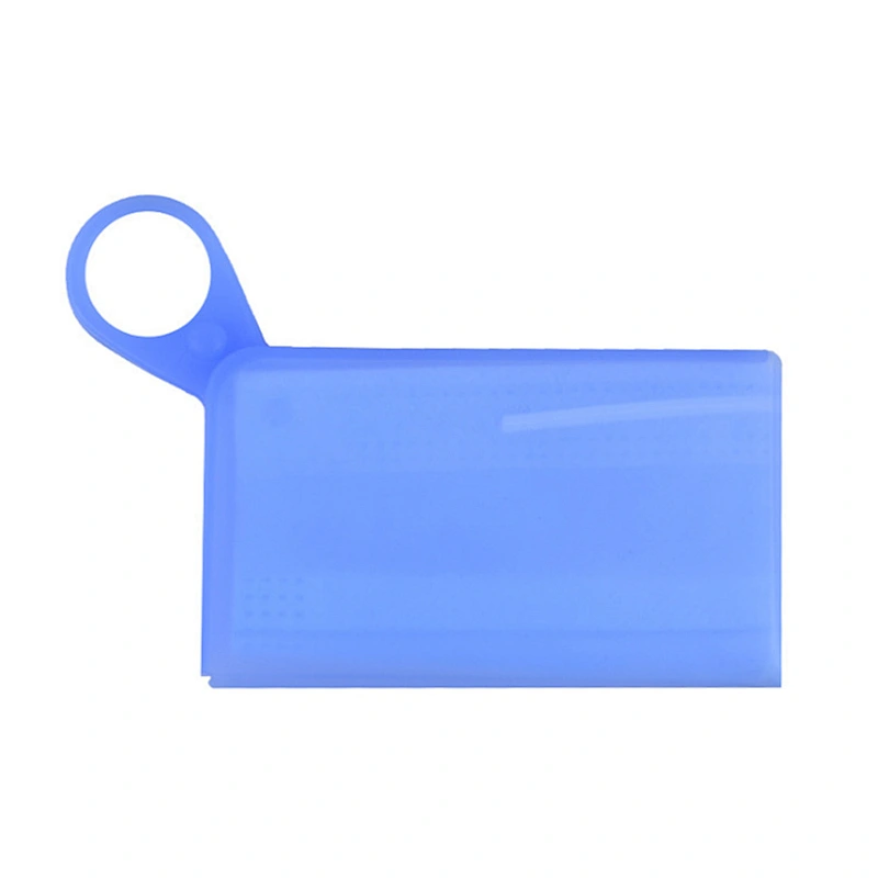 Portable Folding Masking Storage Clip PP Silicone Student Face Masking Storage Bag For Small Cloth Bag, Carrying Case