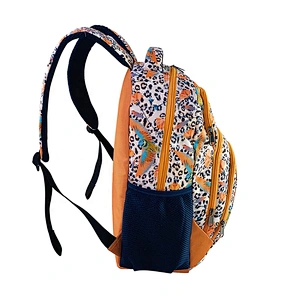 Leopard print High class student mochila school backpacks nice fashionable teens school bags for teenagers  girls children