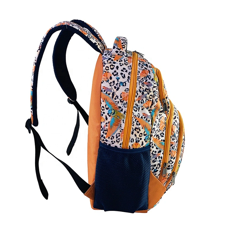 Leopard print High class student mochila school backpacks nice fashionable teens school bags for teenagers  girls children