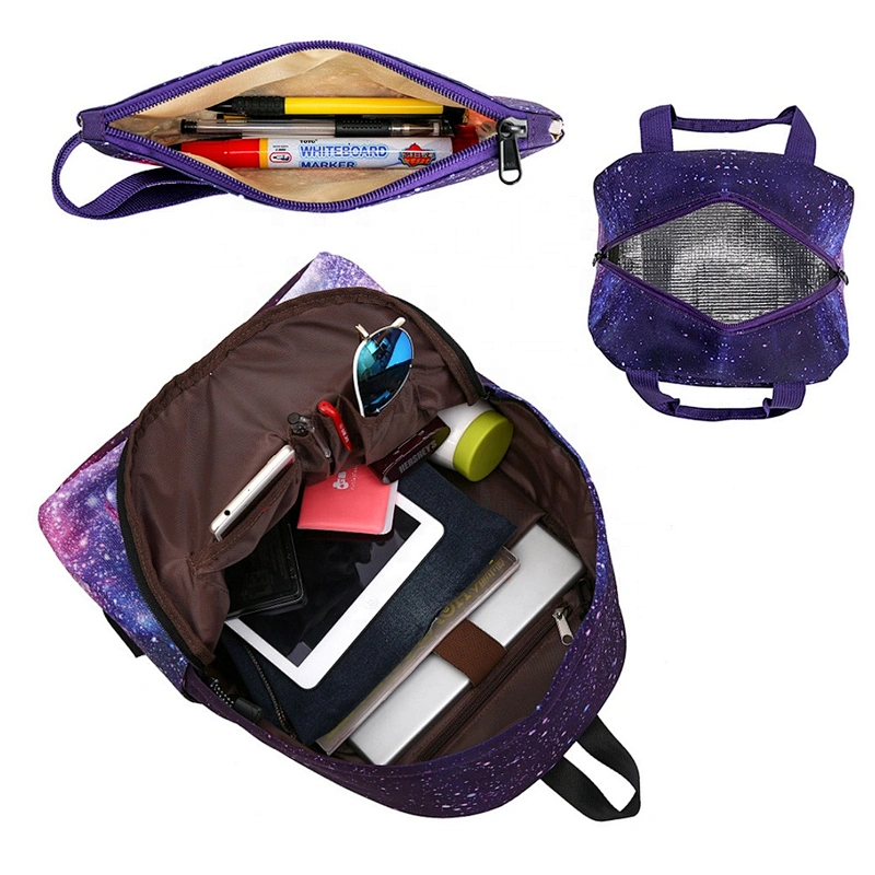 OEM/ODM Custom New design girls latest 3 in1 set school bags backpacks school sports backpack women for teenager girls