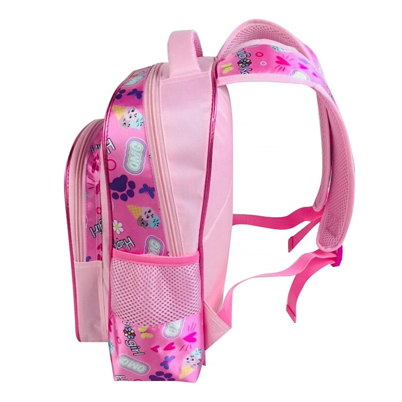 Fashion cartoon printing waterproof children school backpacks bags for girls Cute child