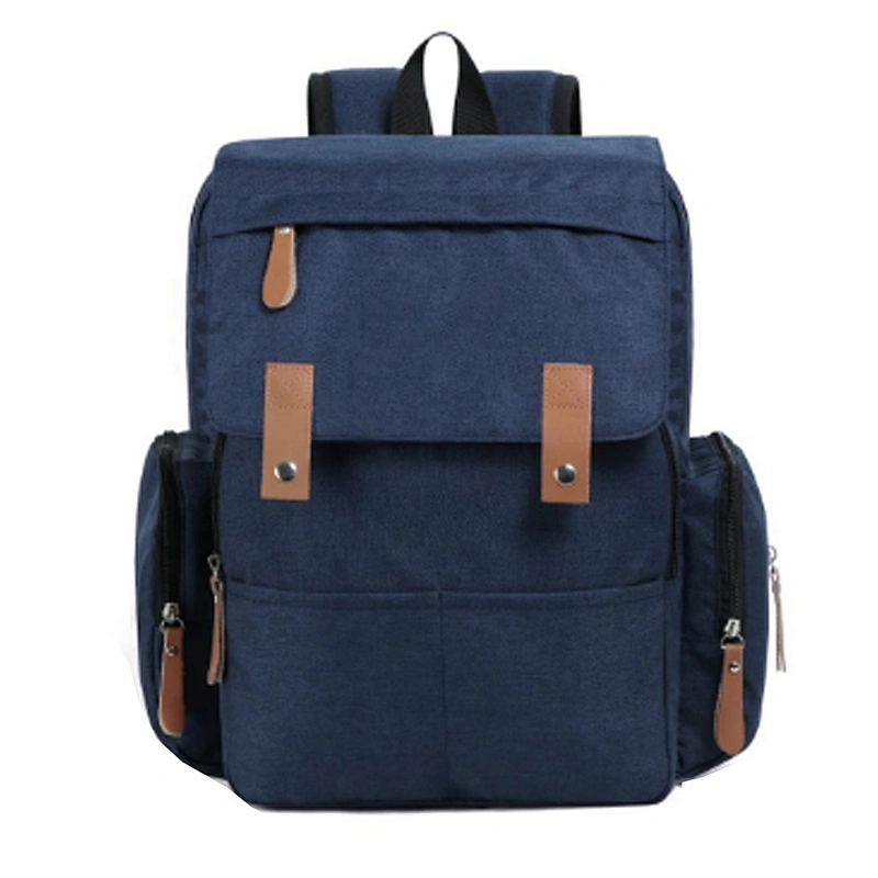 Premium pu Leather vegan leather baby bag nappy bag Diaper Bag Backpack brown Diaper Backpack with Changing Pad stylish design