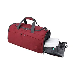 Classic Rolls Duffel Bag Round Men Travel Bag Waterproof Sport women Gym bagTravel Duffel Bag With Shoe Compartment