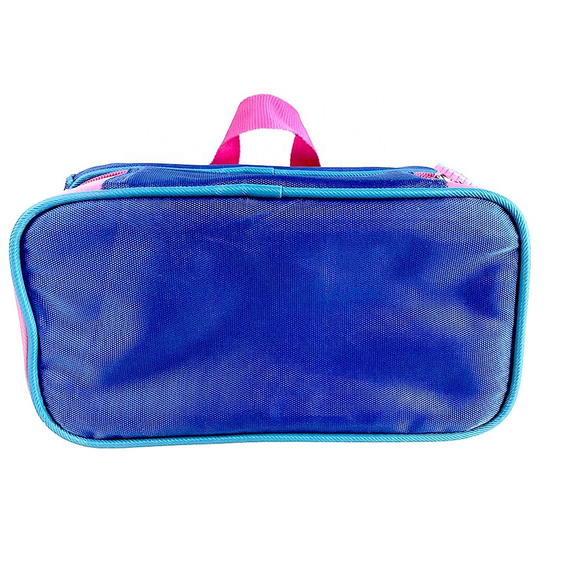 Fashionable customized high quality colorful promotional cooler basket cartoon pattern insulated lunch cooler bag
