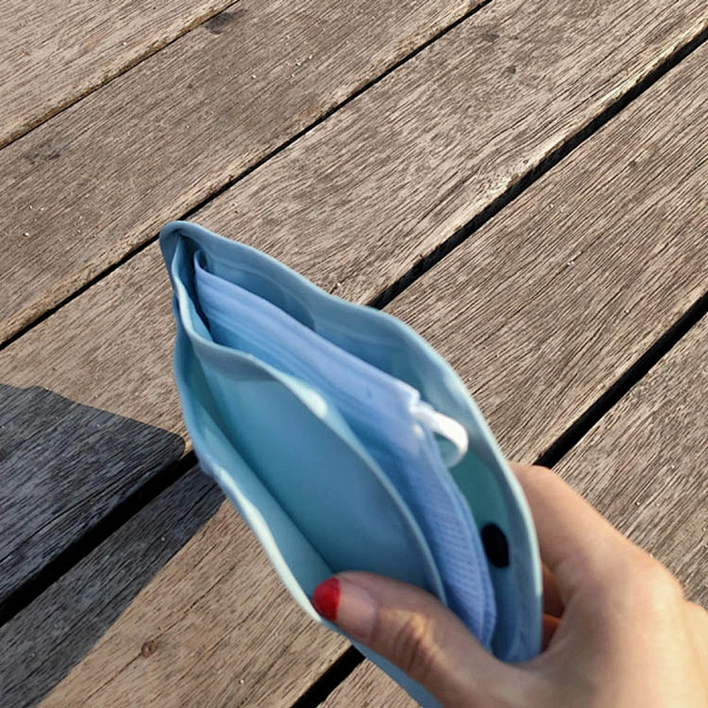 Masking  Storage Bag Students Portable Masking Storage Dust Bag Finishing Temporary coin money ticket holder lovely Masking case