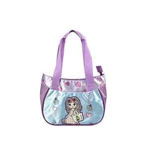 2020 Girls Fashion school Customized  Personalized Logo Style Time fashion handbag kids handbags Tote Bag for girl