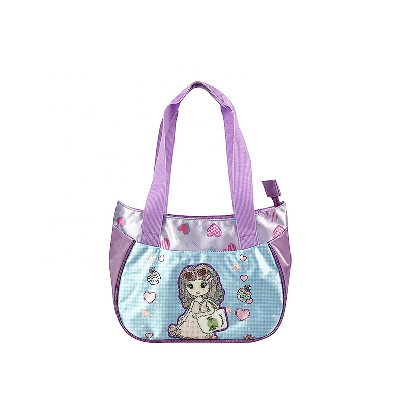 2020 Girls Fashion school Customized  Personalized Logo Style Time fashion handbag kids handbags Tote Bag for girl