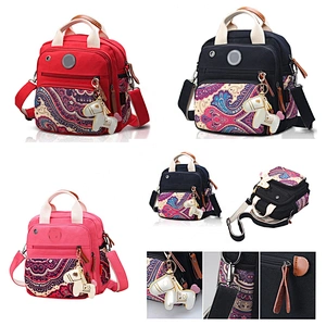 Factory wholesale large baby handbags functional adult diaper bag nappy care backpack
