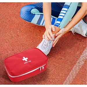 Portable First Aid kit Bag box Emergency Bag with Swivel Hook and Rubber Handle to Carry outdoor survival