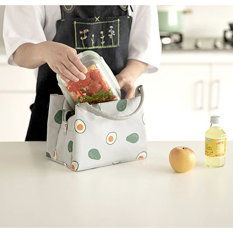 Thermal Insulated Lunch Bag Cooler Lunch Box Handbag Waterproof Geometric Classic OEM Customized Fishing Logo Cooler bags
