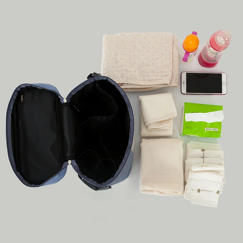 Fashion Waterproof Baby Women Diaper Handbag  Travel Large Capacity Wide Open Convenient Mommy Bag