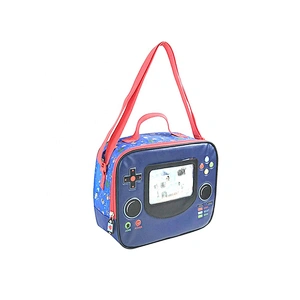 high quality leather waterproof insulated cooler box food deliver lunch bag with custom logo thermal insulation fabric for kids