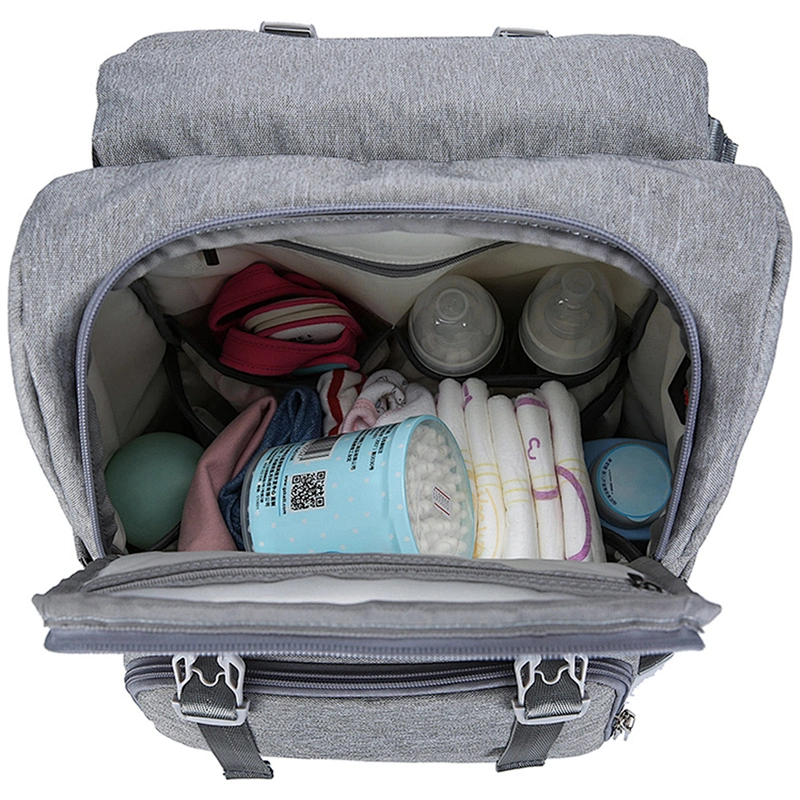 Wholesale Mummy Baby Bag Waterproof Multi-function Travel Baby Diaper Bag Backpack with USB Charging Port