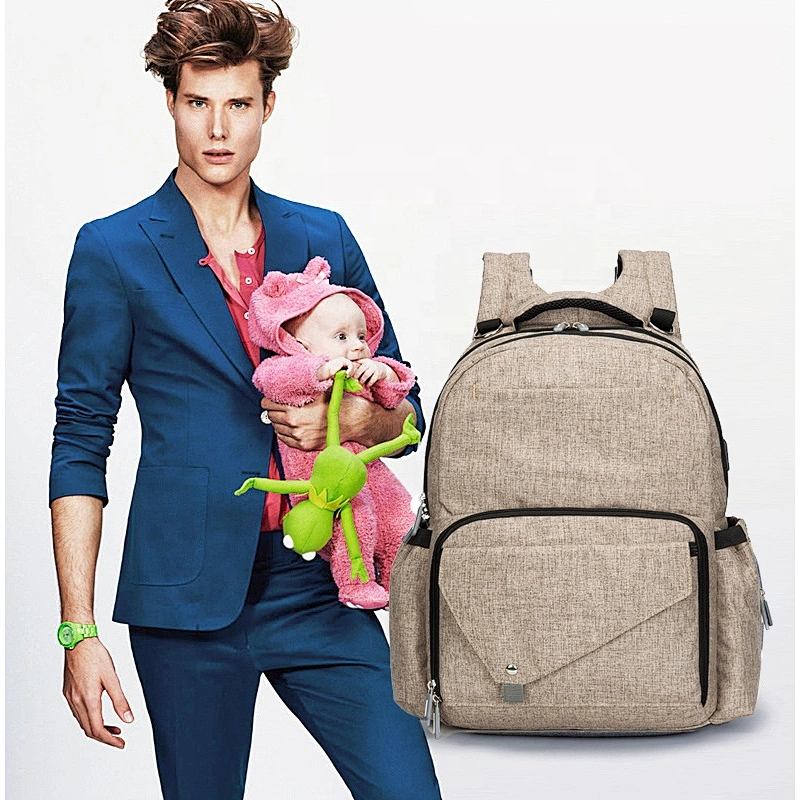 2020 Hot Selling Simple Business Super Daddy Bag Multifunctional Large Capacity Mother Backpack