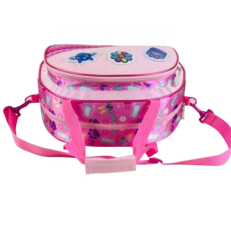 Fashion shiny letter OEM Custom Ladies Mens Travel Bags With Shoe Compartment women GYM pink Duffel bag