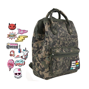 Polyester Simple Casual Student Shoulder Leisure Travel Backpack Bag leisure  backpack