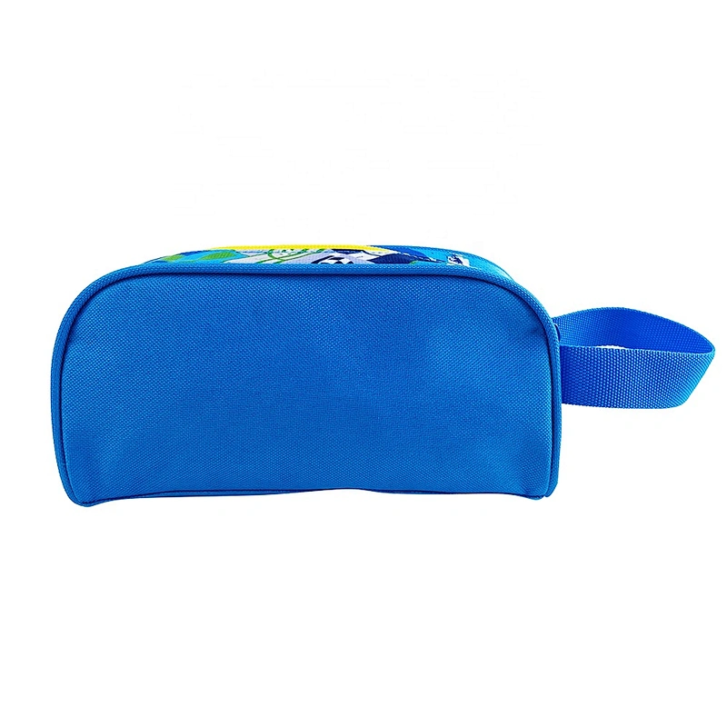 wholesale hot sell Cute Simple melange soccer students Packing cute kids School Office Pencil Pouch Case Bag for school boy