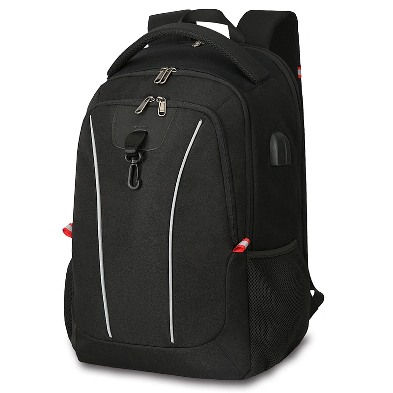 Manufacturers direct wholesale customization  men USB charging backpack multi-function 17.3 inch laptop backpack