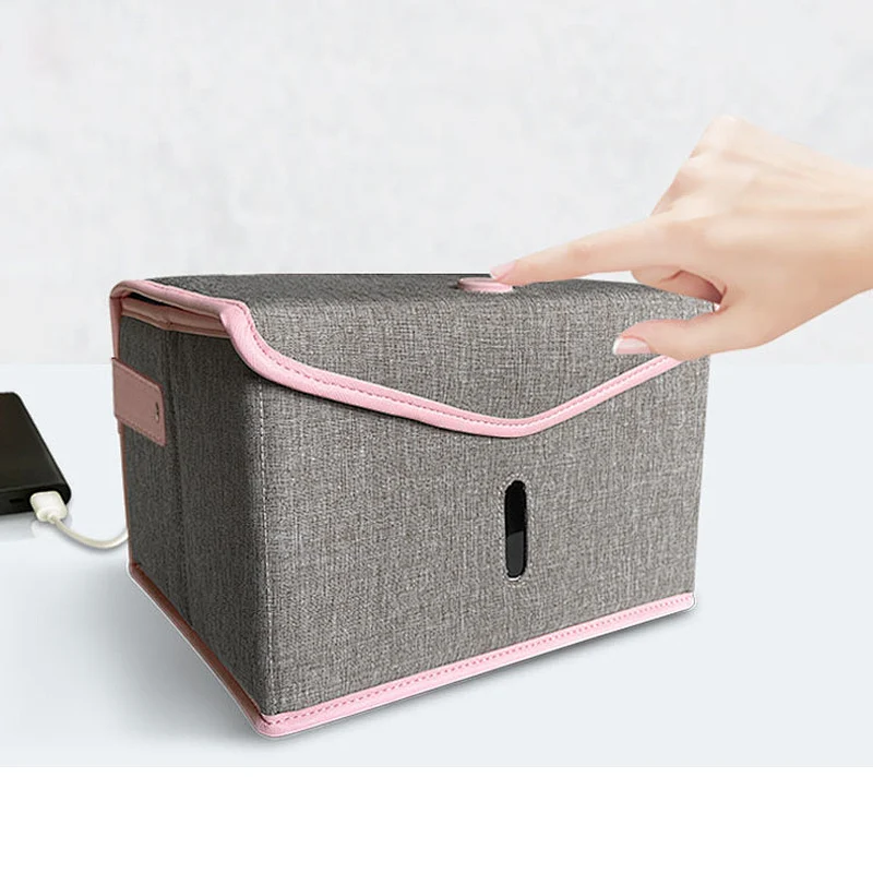Portable Foldable UV Sanitizer Baby MilkBottle Uv Sterilizer Cleaner Folding Sterilization Box Bag UV Sterilizer Diaper bags