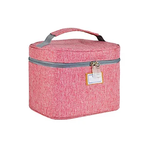 Customized logo Waterproof Food Delivery Bag Freezer pack Picnic Wine Insulated Tote Bag Lunch thermal Cooler Bag for food