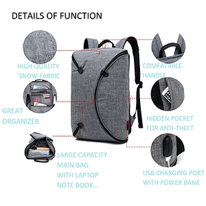 Best 2020 waterproof usb charger port school bag bagpack mens women Anti Theft smart laptop backpack