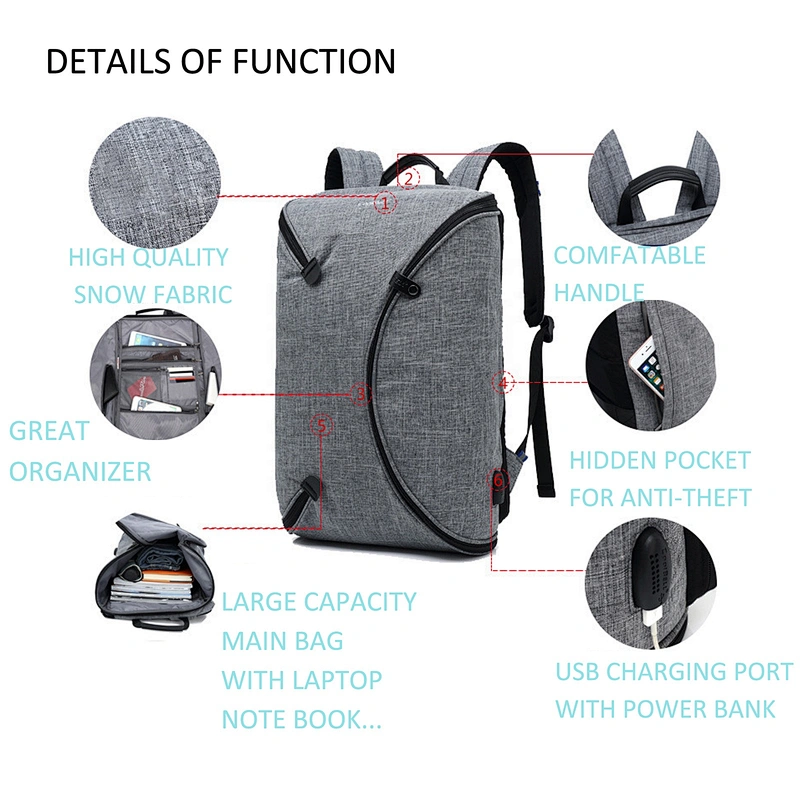 Best 2020 waterproof usb charger port school bag bagpack mens women Anti Theft smart laptop backpack