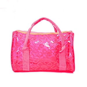 Outdoor Travel Sports Strong Water Resistant holographic Transparent Personalized Duffle Bag PVC