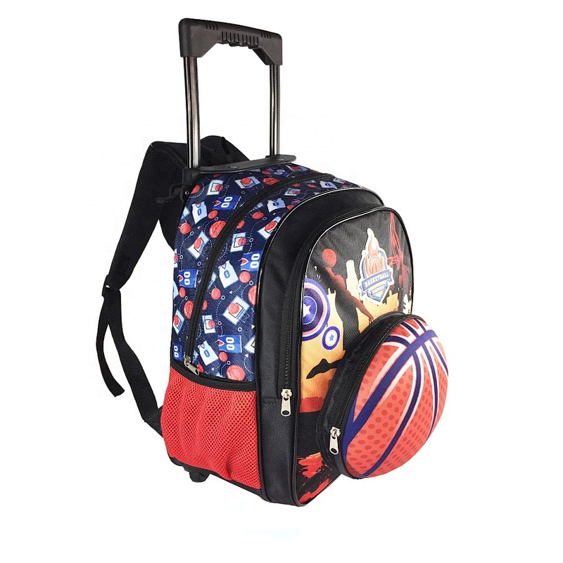 Multifunction Wheeled Basketball kids backpack school trolley bags for children