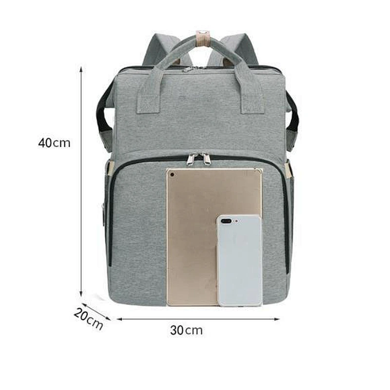 2020 Hot-selling New Portable Folding Baby Bed Mummy Bag Large Capacity Multifunctional Diaper Bag