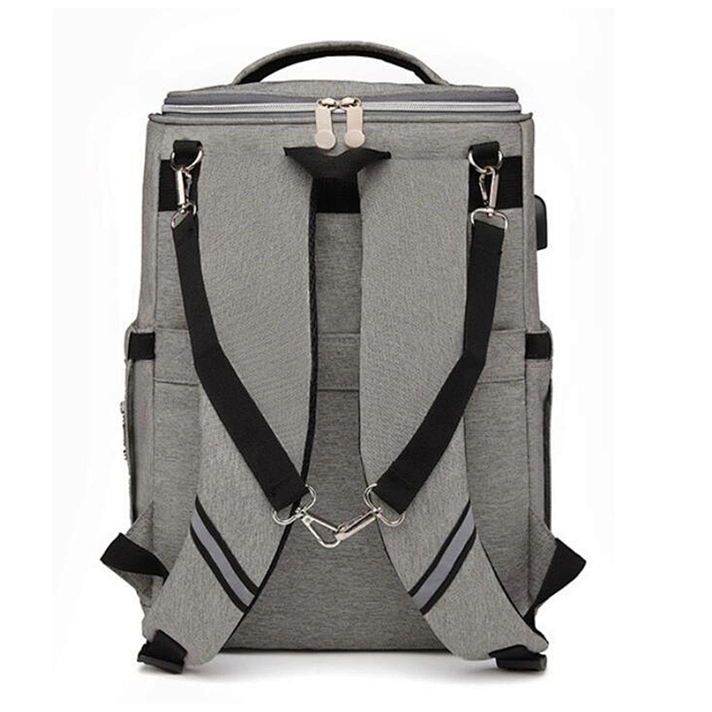 Wholesale Portable Travel Mother care baby mochila panalera diaper stroller bags Diaper backpack with USB Charging port