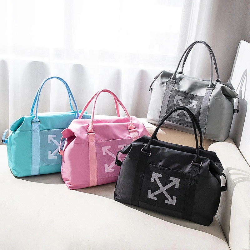 2020 New High Quality Nylon Custom Waterproof Gym Bag Compartment sport womens Yoga Outdoor Duffle Bag