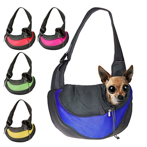 Sling Adjustable Pet Carrier Dog Safety Car Pet Dog Carrier Breathable Mesh Travel Safe Sling Pet Bag Carrier for Dogs Cats