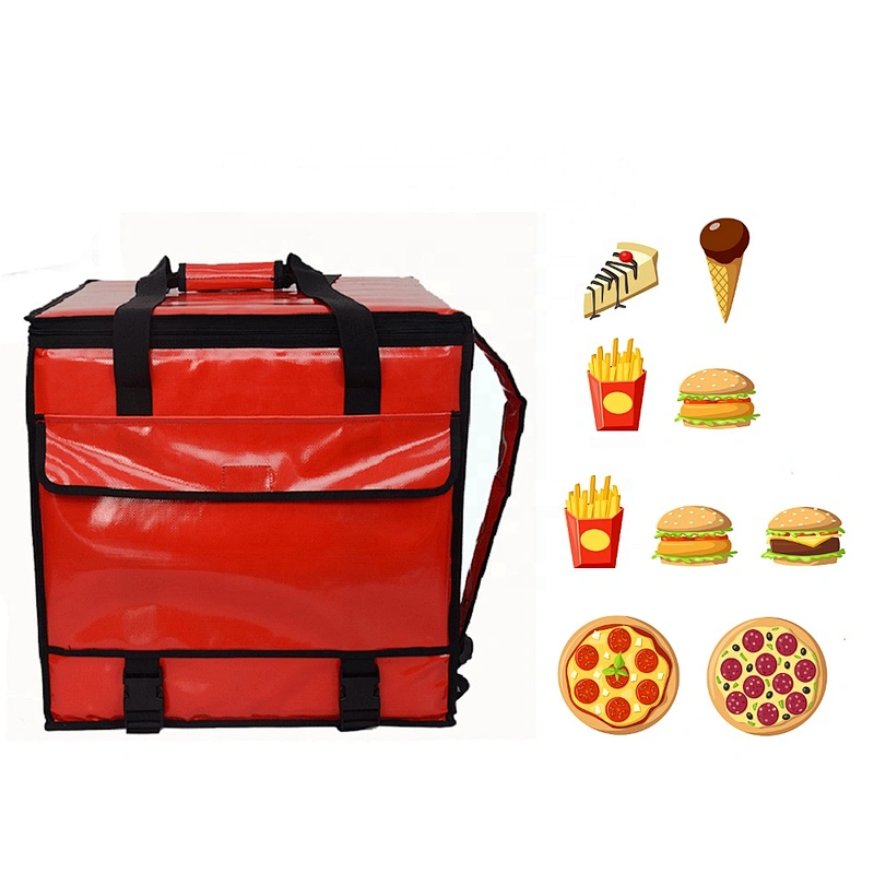 Portable Tote Waterproof Insulated Pizza Drink Cake Food cooler Delivery Bag For Motorcycle
