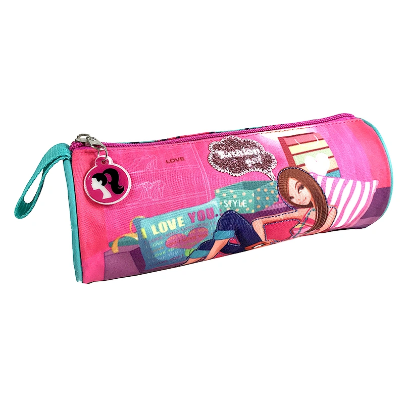Cute Simple denim students Packing kawaii kids School Office Pencil Pouch Case Bag for school